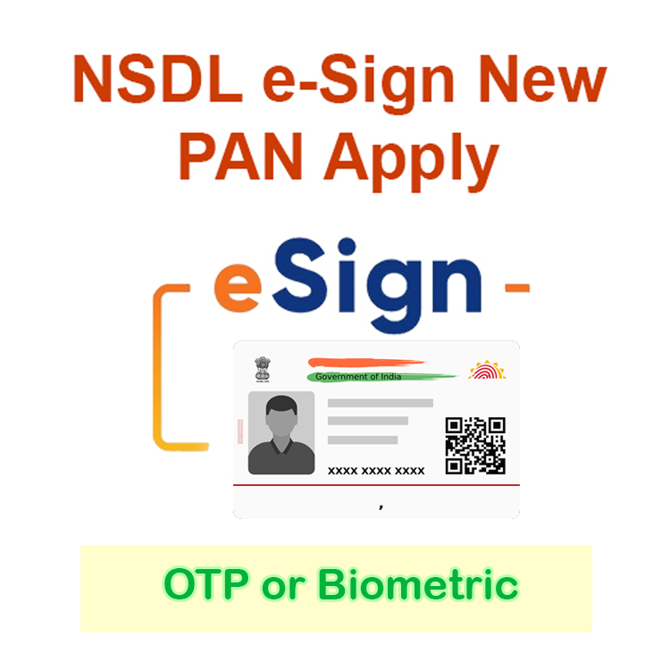 e-Sign New PAN